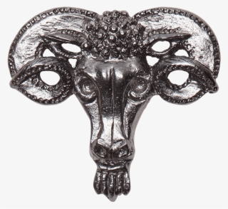 Aries Pin Ruthenium Finishing - Skull