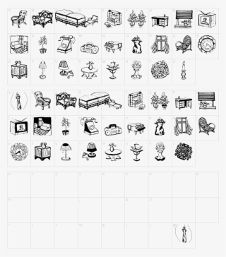 Font Characters - Ikea Uniform Font