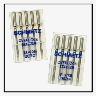 Schmetz Overlock Serger Needles Elx705 Size 12 And - Cylinder