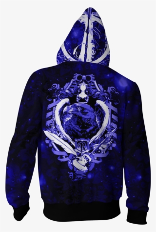 The Ravenclaw Eagle 3d Zip Up Hoodie Fullprinted Zip - Harry Potter Ravenclaw Designs