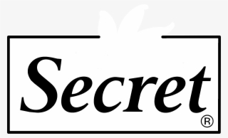 Secret Logo Black And White - Secret