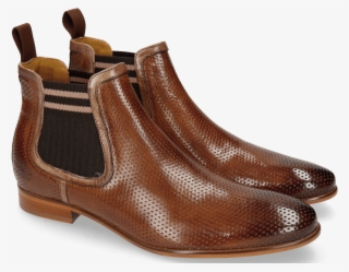 Ankle Boots Brad 6 Perfo Wood Binding Ash - Leather