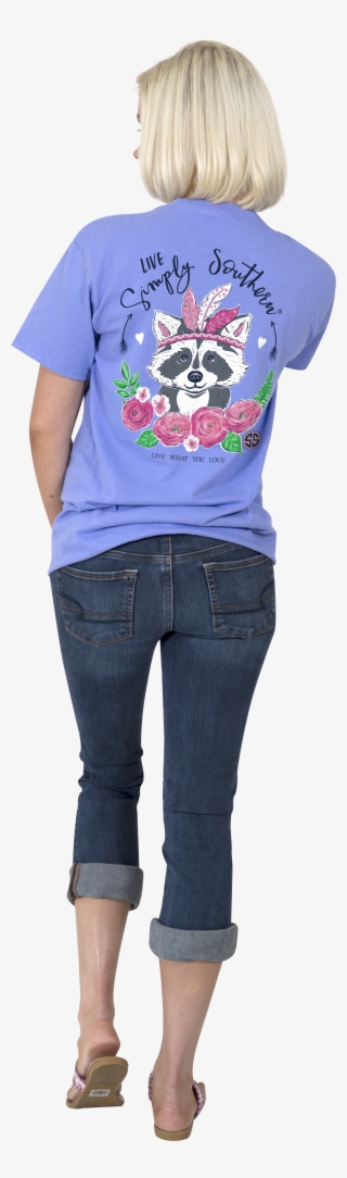 Simply Southern Preppy Racoon T-shirt - Shirt