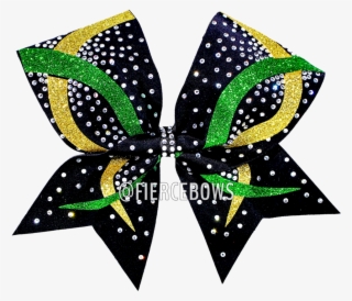 Twisted Ribbons Glitter And Rhinestone Bow - Butterfly