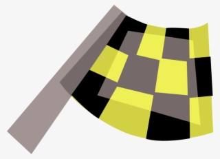 Vector Illustration Of Checkered Or Chequered Flag - Illustration