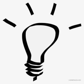 Png Transparent Stock Glowing Clipartblack Com Tools - Light Bulb Clip Art