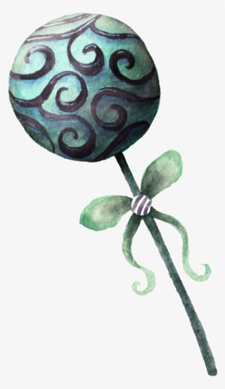 Psychedelic Lollipop Transparent Decorative