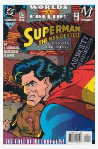 Купете Comics 1994-07 Superman - Superman: The Man Of Steel