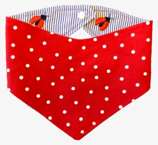 Josephine Grace Puppy Couture Deuce Bandana Front And - Polka Dot