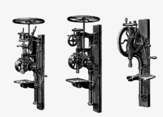Stock Steampunk Image - Champion Blower And Forge 203 Drill Press