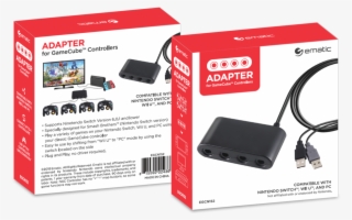 Ematic Nintendo Switch, Game Cube Controller Adapter, - Electronics