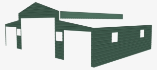 Barn Wall E Green - Shed