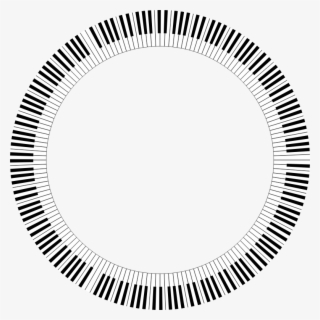 Medium Image - Music Keyboard Circle