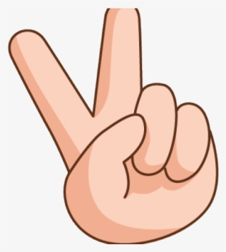 Peace Sign Clipart Peace Emoji Source - V Sign