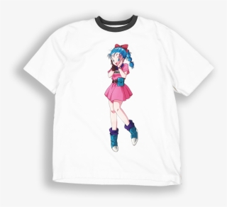 Image Of Bulma Ringer Tee Shirt - T Shirt Chat Planete