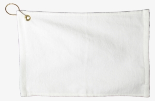 15'' X 25'' White Bar Towel With Hook - Linens