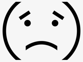 Sad Emoji Clipart Smiling Face - Sad Face Drawing Emoji