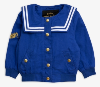 Mini Rodini Kids' Girls Blue Sailor Jacket