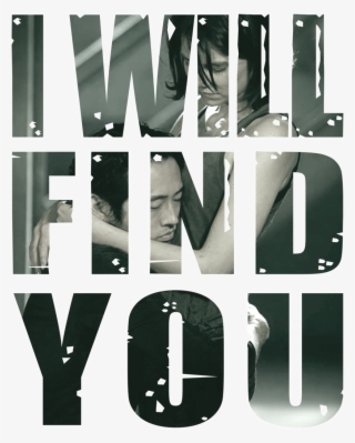 Twd Fan T Shirt I Will Find You - Monochrome