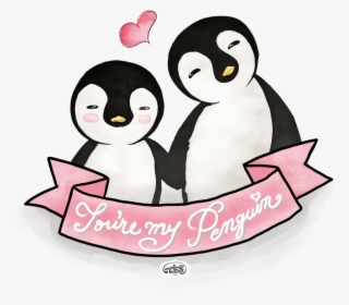 You're My Penguin Vinyl Wall Decal - You Are My Penguin