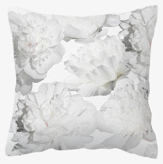 White Peonies - Cushion