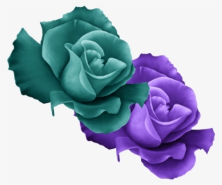 Mq Sticker - Rosas Azul Verde