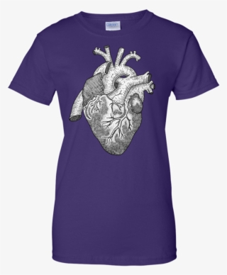 Anatomical Heart Ink Illustration T Shirt & Hoodie - T-shirt