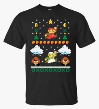 Super Mario Mario Goomba Ugly Christmas T-shirt - Shirt