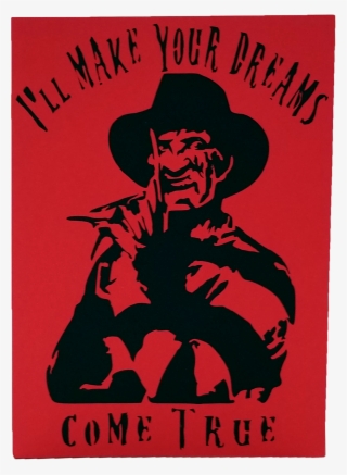 Killer Valentine - Freddy - Freddy Krueger Stencil