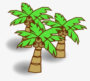 Clip Art At Clker Com Vector Online - Coconut Palm Tree Clipart