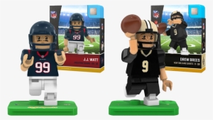 Oyo Sports Nfl Figures - Houston Texans J.j. Watt Oyo Sports 2016 Player Minifigure