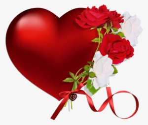 Red Hearts And Roses