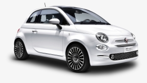 White Fiat 500 Car Png Image - Fiat 500 Vinyl Style