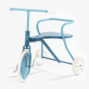 Foxrider Blue Tricycle Vintage - Metal Tricycle - Foxrider