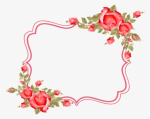 Frame Flower, Frame, Flower, Roses Png And Vector - Wedding