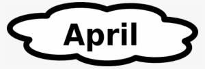 April Calendar Sign Hi - November Clip Art Black And White