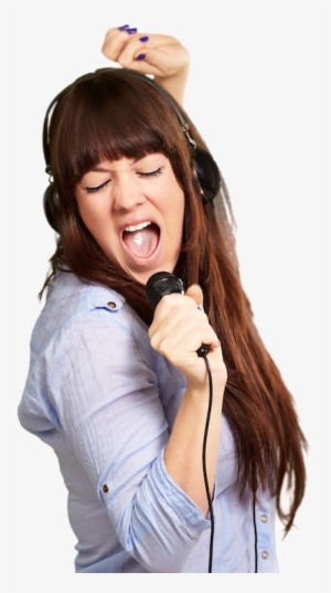 Singing Png Picture - Girl Singing Png