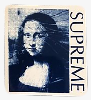 Supreme Mona Lisa Sticker - Supreme Mona Lisa White