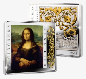 Niue 2015 Renaissance Masterpieces Mona Lisa Gilded - Mona Lisa, 1503-1506