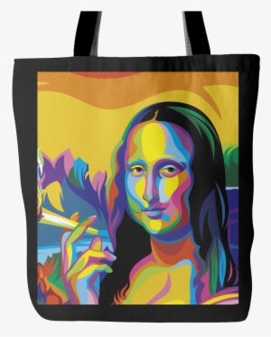 Mona Lisa Smoking Art Tote Bag - We Er Art