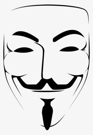 Guy Mask - Mascara De Anonymous Dibujo