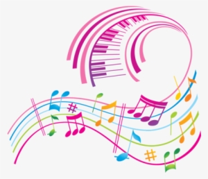 Colorful Music Graphic - Music Art Shower Curtain