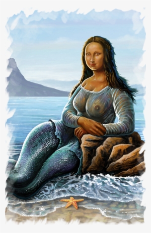 Click And Drag To Re-position The Image, If Desired - Digital Art Mona Lisa