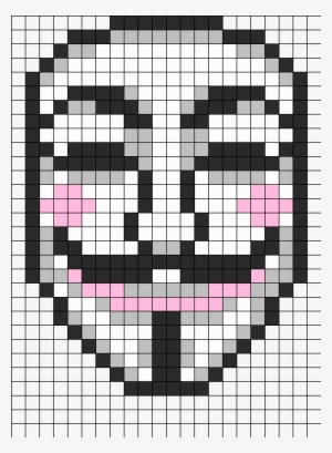 V For Vendetta Perler Bead Pattern - Central City Brewing Co Ltd