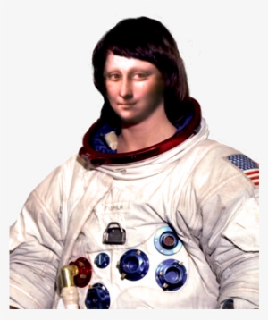 Mona Lisa Humor - Astronaut
