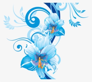 Blue Flower Vectors Various Desings Pictures Png Images - Flowers Blue Vector Png