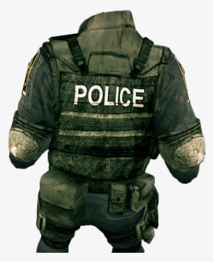 Dead Rising Swat Outfit 2 Back - Dead Rising
