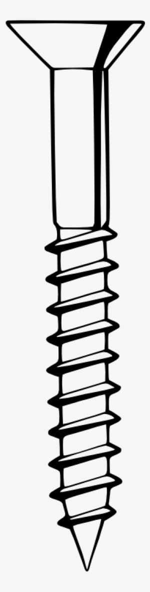 Countersunk Timber Screw - Black And White Screw