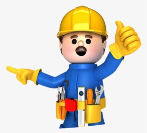 Cartoon Repairman Crown - Cartoon Repair Man Png