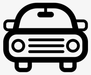 Frontal Old Car Vector - Vector Graphics